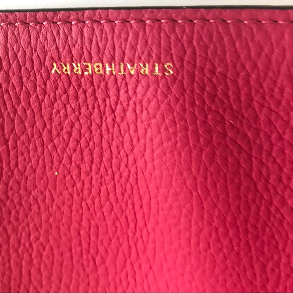 Strathberry Fuchsia and Black Crossbody Bag - Picture 7 of 8